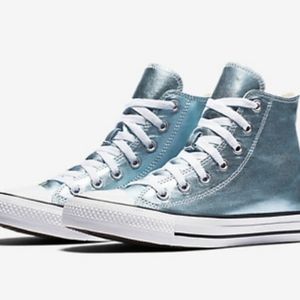 Converse Chuck Taylor Metallic Glacier Hi Top 8
